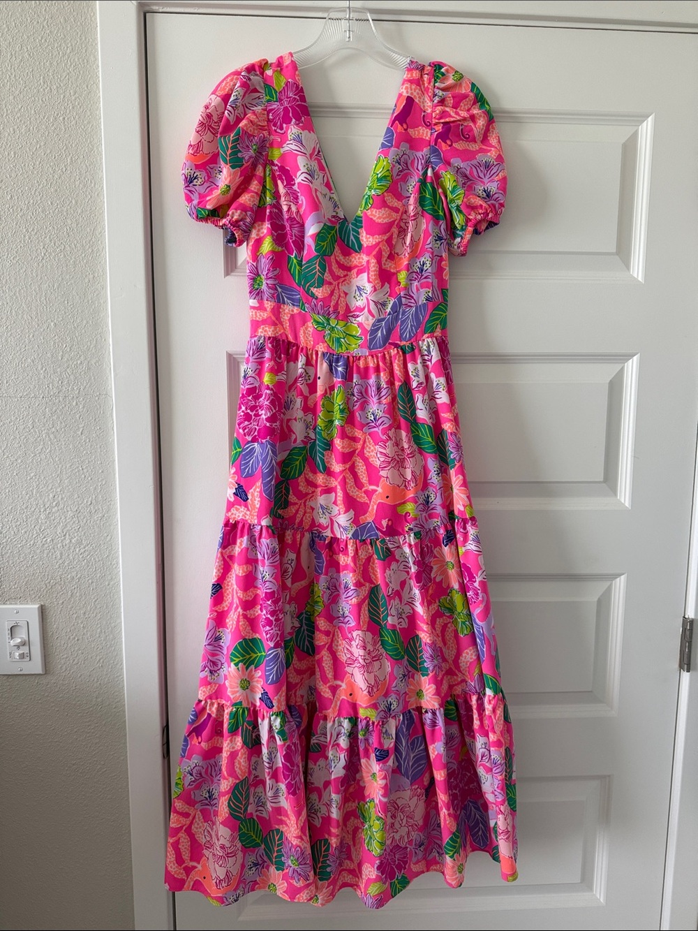 Lilly Pulitzer Grace midi dress - pink isle best of friends